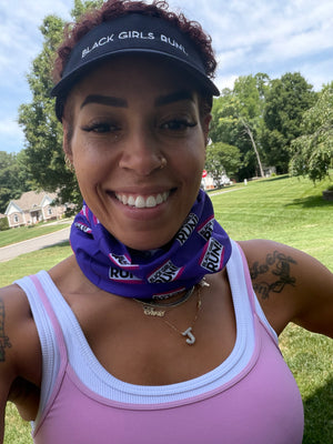 Black Girls RUN! Performance Tubular Bandana