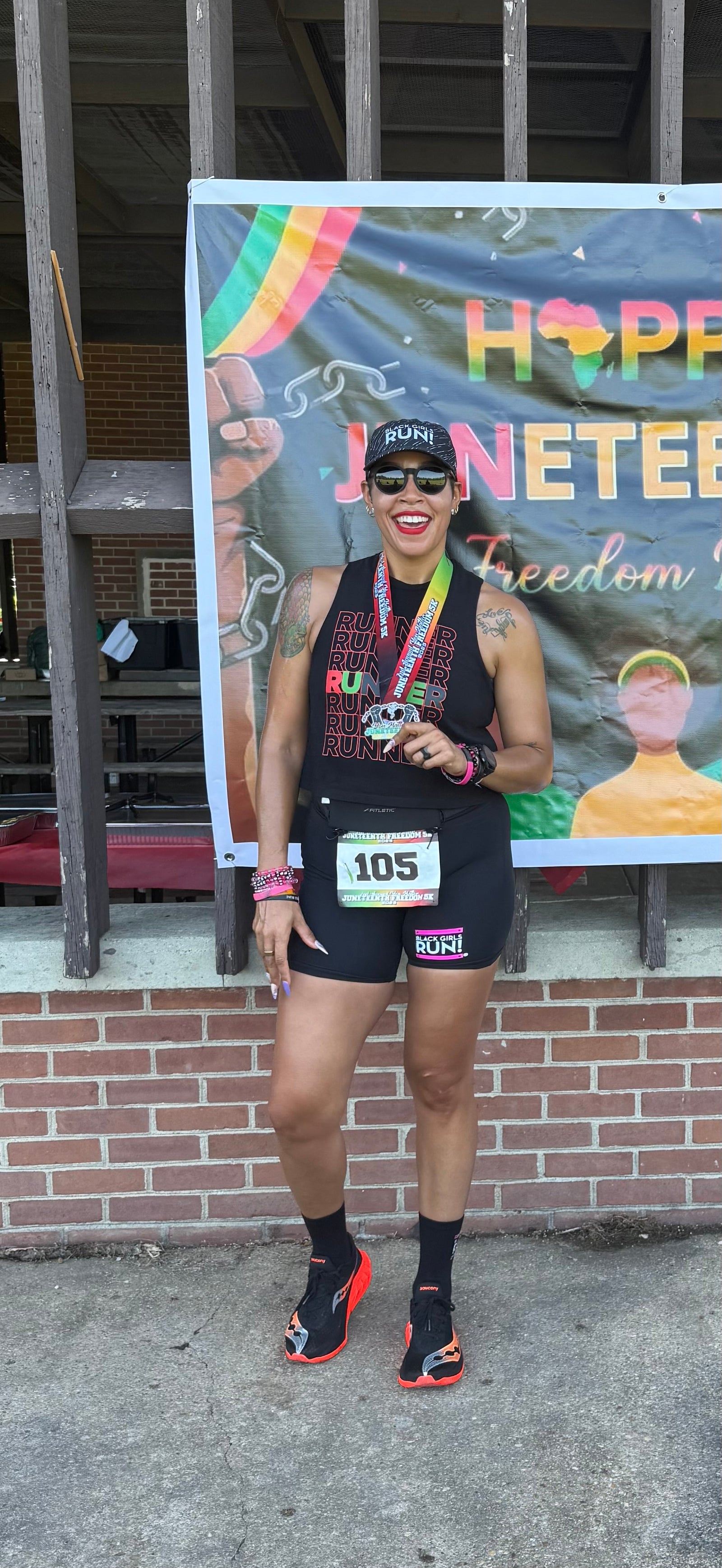 Black Girls RUN! Fitness Shorts